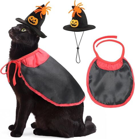 Rypet Pet Halloween Angel Costume - White Angel Feather Wings Halloween Cosplay Dress Up Accessories Puppy Cat Costume for Party Decoration in Saudi Arabia