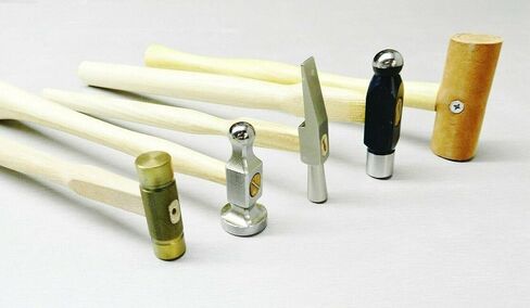 JTS Jewelry Making Hammers مطاردة ، Ball Peen ، صانع الساعات ، النحاس والمقاطع ذات الجلد الخام الناعم 5 مساءً in Kuwait