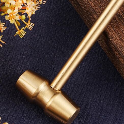 Mini Brass Hammer Multifunction Copper Hammer Golden Sledge Hammer Lobster Crab Mallet Nutcracker Hammer Screwdriver Hand Tools for Watchmaker Jewelers Supplies in Saudi Arabia