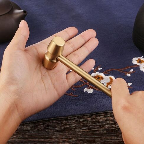 Mini Brass Hammer Multifunction Copper Hammer Golden Sledge Hammer Lobster Crab Mallet Nutcracker Hammer Screwdriver Hand Tools for Watchmaker Jewelers Supplies in Saudi Arabia