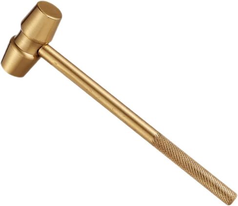 Mini Brass Hammer Multifunction Copper Hammer Golden Sledge Hammer Lobster Crab Mallet Nutcracker Hammer Screwdriver Hand Tools for Watchmaker Jewelers Supplies in Saudi Arabia