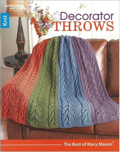 Decorator Throws: Knit (Best of Mary Maxim) in Saudi Arabia