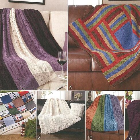 Decorator Throws: Knit (Best of Mary Maxim) in Saudi Arabia