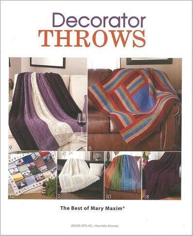 Decorator Throws: Knit (Best of Mary Maxim) in Saudi Arabia