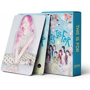 مرتين من البطاقات الضوئية 2025 بطاقات LOMO الجديدة ، بطاقات مرتين لمجموعة المشجعين (55pcs-Blue) in Kuwait