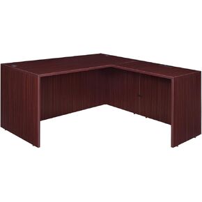 66 in. Legacy L-Desk Shell with 47 in. Return Mahogany in Saudi Arabia