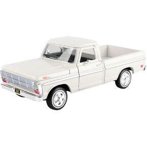 1/24 مقياس 1969 F-100 Pickup Truck Diecast Model Car ، Motormax 79315 White in Saudi Arabia