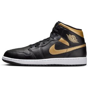 Nike Men's Air Jordan 1 Mid Sneaker, Noble Green/Pollen-white, 8.5 in Saudi Arabia