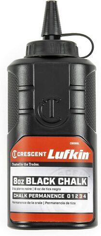 Crescent Lufkin 8 oz Black Chalk Refill - CB08BL in Saudi Arabia