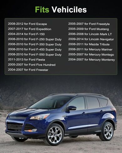 تكييف الهواء مروحة السخان HVAC منفاخ المحرك المقاوم منظم SCITOO مناسب لـ Ford Escape 2008-2012 / لـ Ford Expedition 2007-2016 / لـ Ford لـ F-150 2004-2014 / لـ Ford لـ F-250 Super Duty 07-10 in Saudi Arabia
