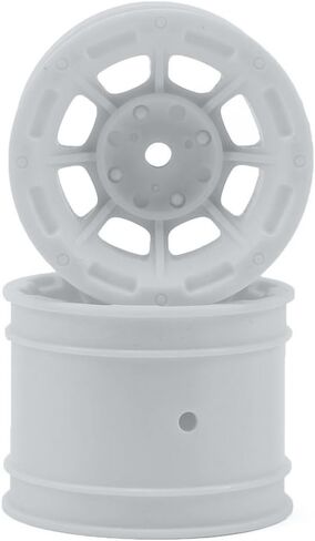 JConcepts 3359W Hazard 1.7 inch RC10 Rear Wheel White (2) in Saudi Arabia