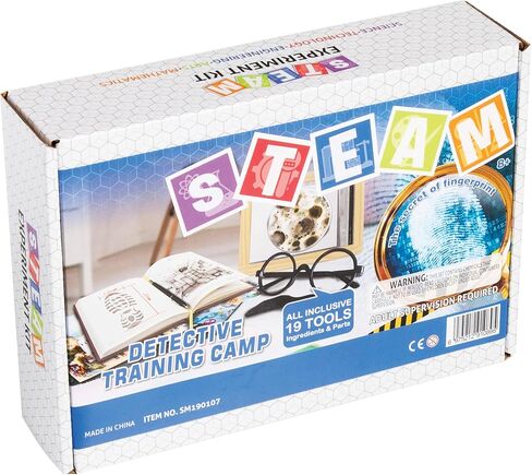 Fun Express Steam Detective Training Camp - Interactive Science & Mystery Kit for Kids - Fun-Filled Training Camp for Aspiring Young Detectives - Explore Science, Technology & Mystery in Saudi Arabia