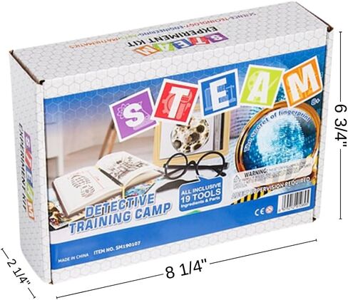Fun Express Steam Detective Training Camp - Interactive Science & Mystery Kit for Kids - Fun-Filled Training Camp for Aspiring Young Detectives - Explore Science, Technology & Mystery in Saudi Arabia