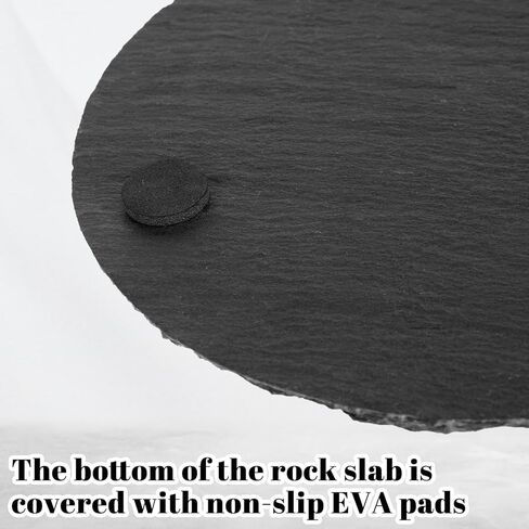 منصة تشمس الزواحف 5.9x5.9 بوصة صخرية طبيعية صخور صخور الطبق سلحفاة الموائل ديكور الموائل للديكور السحلي Crested Gecko Boughed Dragon Turtle Trans Tank in Kuwait