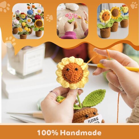 Happy Retirement Gifts for Women，Positive Sunflower Doll Crochet, Cute Funny Retirement Decoration for Women, Teachers, Coworkers, Nurses (Rainbow) in Saudi Arabia
