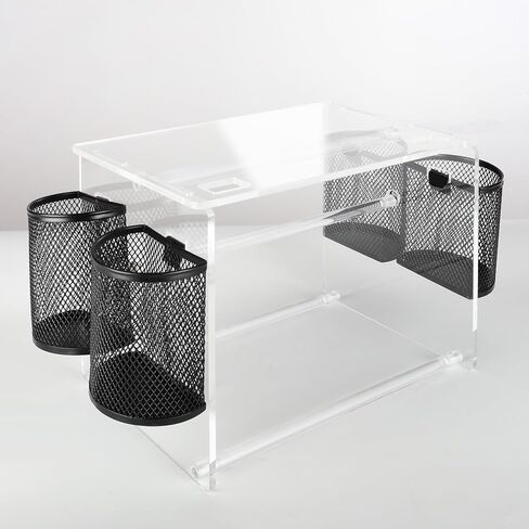 (Acrylic Label Machine Stand) Label Roll Holder for Rolls and Fanfold Labels,Acrylic Label Holder for Thermal Printer,Desktop Label Printer Holder for Home,Office,Study,Small Business in Kuwait