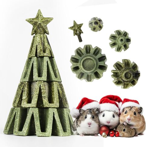 Teewy Christmas Tree Guinea Pig Toys ، الخضار الطبيعية ، الفواكه والتيموثاوس ، ألعاب Hamster مضغ للأسنان ، إثراء ألعاب خنزير غينيا ، ألعاب مضغ الحيوانات الصغيرة للشينشيلا ، الهامستر ، الفئران ، الجيربيل in Kuwait