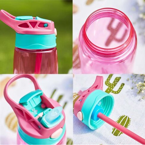 Personalized Water Bottles for Kids, 16 oz Custom Name Water Bottle With Straw Customized Reusable Waterbottle Gifts for Kids School Girls Boys Men Women in Saudi Arabia