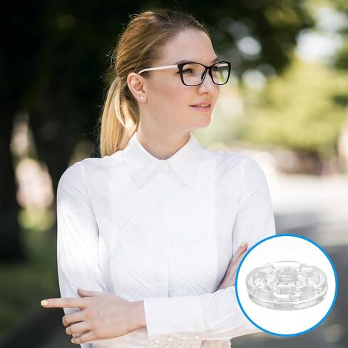 Plastic Snaps for Fabric, 36 Pcs 3 Sizes Round Clear Snaps for Sewing Invisible Sew on Snap Button Fasteners for Sewing DIY Crafts Clothing Shirt Pant (7.5mm, 10mm, 12.5mm) in Kuwait