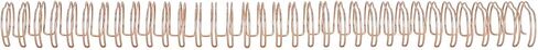 Hyuduo Spiral Binding Coils Binding Spirals Spiral Bindings 19mm 3/4in 34 Teeth 3:1 Ratio 180 Sheet Capacity with Nylon Coating for A4 Paper Documents (Gold) in Saudi Arabia