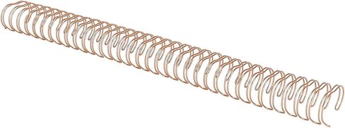 Hyuduo Spiral Binding Coils Binding Spirals Spiral Bindings 19mm 3/4in 34 Teeth 3:1 Ratio 180 Sheet Capacity with Nylon Coating for A4 Paper Documents (Gold) in Saudi Arabia