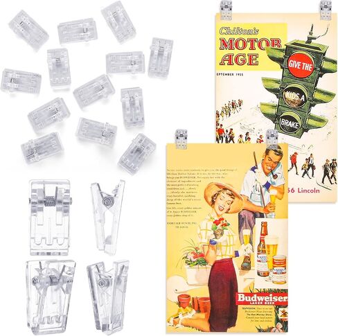 50 PCS أضرار مقاطع واضحة للادة اللاصقة مع 200 pcs نقاط قابلة لإعادة الاستخدام مقاطع جدار الأكريليك القابلة للإزالة in Kuwait