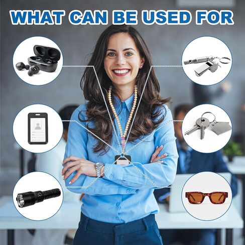 PATIKIL Wooden Teacher Lanyards, Retractable Cute Beaded Lanyards for Women ID Badge Keys in Saudi Arabia