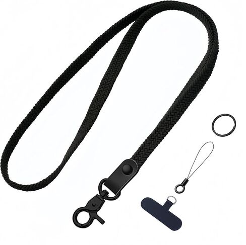 Stretchy Neck Lanyard for ID Badge Holder,Thin Keychain Lanyards for Keys, ID Badges,Teacher Lanyard for Women/Men in Saudi Arabia