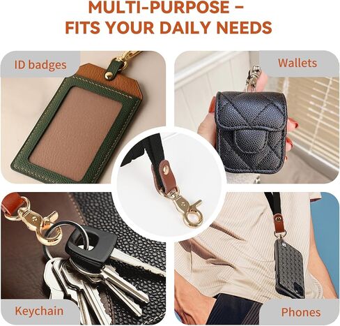 Stretchy Neck Lanyard for ID Badge Holder,Thin Keychain Lanyards for Keys, ID Badges,Teacher Lanyard for Women/Men in Saudi Arabia