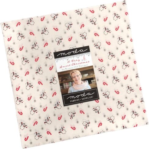 A Very Sweet Christmas Layer Cake®, 42-10" Precut Fabric Quilt Squares by Bunny Hill Designs in Saudi Arabia