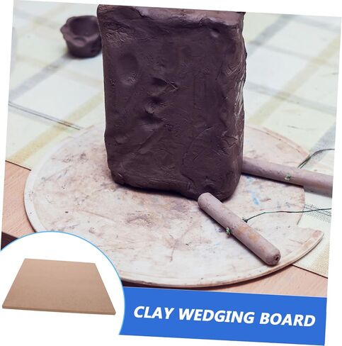 NUOBESTY Clay Wedging Board Durable Fiberboard Pottery Tray for Sculpting and Glazing Warp-Resistant Ceramic Art Tool for Artists and Crafting in Saudi Arabia