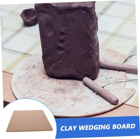 Gadpiparty Wooden Clay Drying Board Durable Fiberboard Pottery Tray for Ceramic Art Projects Lightweight Square Wedging Board for Studio and Outdoor Use in Saudi Arabia