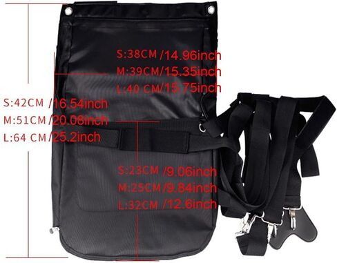 Horse Diaper Manure Bag Pony Poop Storage Bag Oxford Horse Poop Bag Catcher Equine Manure Bag for Riding Barn Saddle Garden, 51cmx39cm in Saudi Arabia