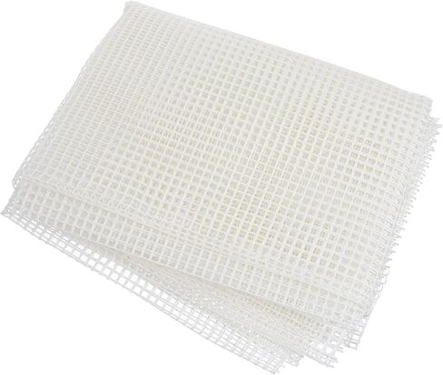 Housoutil DIY Hooking Mesh Rug Making Craft Sheet White Latch Hook Canvas for Handmade Tapestry Embroidery Accessories for Adults for Home Decor in Saudi Arabia