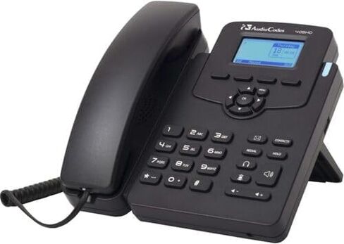 AudioCodes 405HD IP Phone - Corded - Corded - Black - 2 x Total Line - VoIP - 2 x Network (RJ-45) - PoE Ports (Renewed) in Saudi Arabia