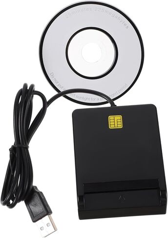 Homoyoyo USB Card Reader Multi-Function Smart Card Reader for Id ATM Ic Sim CAC Compatible Windows Vista x in Saudi Arabia