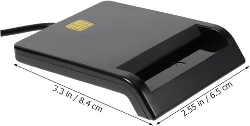 Homoyoyo USB Card Reader Multi-Function Smart Card Reader for Id ATM Ic Sim CAC Compatible Windows Vista x in Saudi Arabia