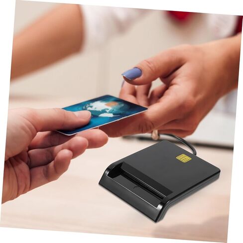 Homoyoyo USB Card Reader Multi-Function Smart Card Reader for Id ATM Ic Sim CAC Compatible Windows Vista x in Saudi Arabia
