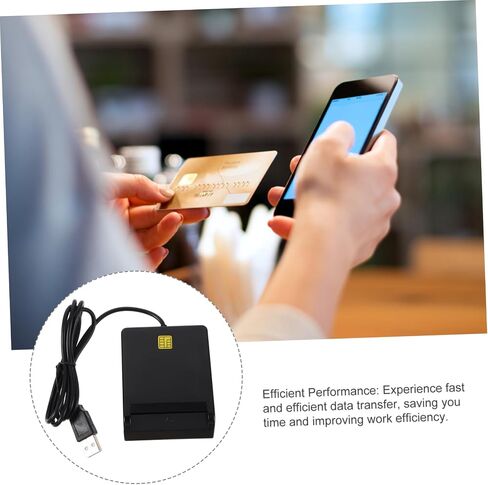 Homoyoyo USB Card Reader Multi-Function Smart Card Reader for Id ATM Ic Sim CAC Compatible Windows Vista x in Saudi Arabia