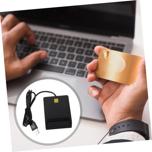 Homoyoyo USB Card Reader Multi-Function Smart Card Reader for Id ATM Ic Sim CAC Compatible Windows Vista x in Saudi Arabia