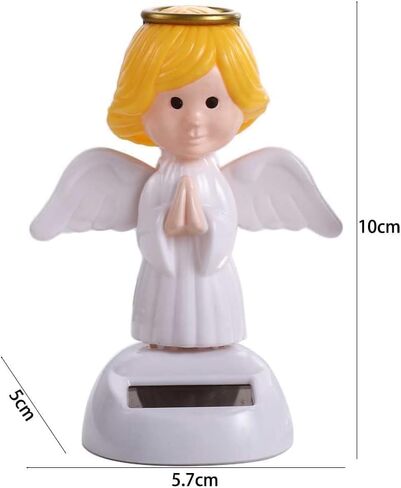 Angel Solar Dancing Figures, Solar Powered Shaking Hand Dolls for Car Decoration in Saudi Arabia