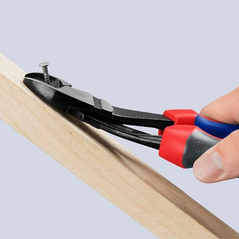 KNIPEX 74 22 200 Comfort Grip High Leverage Angled Diagonal Cutter, 8-Inch, Angled, Comfort Grip in Kuwait