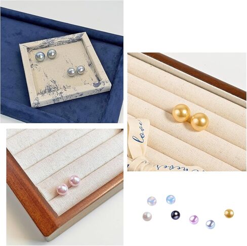 7 أزواج من أقراط اللؤلؤ 925 من الفضة الإسترليني أقراط اللؤلؤ أقراط اللؤلؤ ترصيع لعيد الميلاد هدايا النساء أقراط الأسبوع هيبوالرجينيك in Kuwait