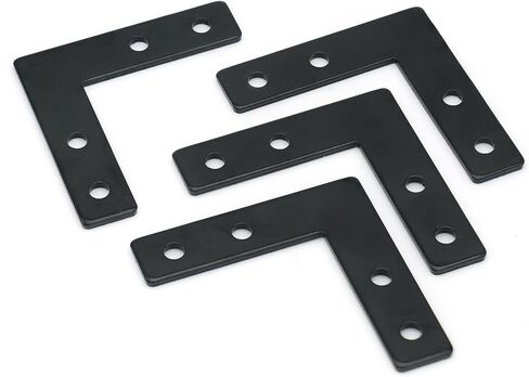 10 مجموعات من الأقواس السوداء على شكل T، بما في ذلك 40 قطعة M5 T-Slot Slot، 40 قطعة M5x8mm غطاء برغي سداسي الشكل، لفتحة 6 مم 2020 سلسلة من الألومنيوم in Kuwait