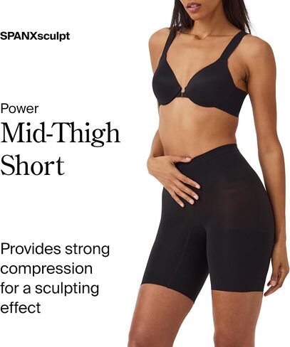 SPANX, Power Short, Very Black, XL in Saudi Arabia