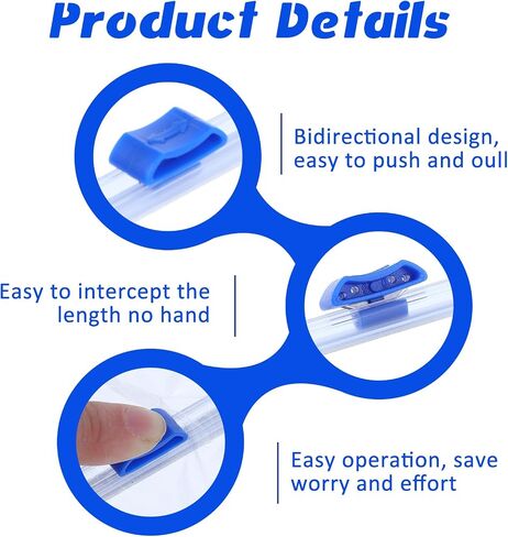 Plastic Wrap Cutter Slide Cutter 4 Pcs Self-Adhesive Replacement Food Cling Wrap Fit 12" Roll Slide Cutter Quick Cut Dispensers for Waxed Paper Parchment Aluminum Foil Waxed Paper in Saudi Arabia