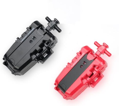 2 Pack X String Launcher ، Lawer Blade X Gyro Launcher مجموعة لمعارك اللاعبين ، فقط العمل مع قمم الغزل اليمنى (Red + Black) in Kuwait