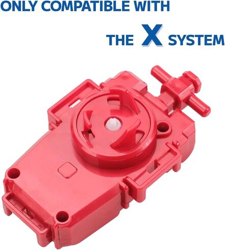 2 Pack X String Launcher ، Lawer Blade X Gyro Launcher مجموعة لمعارك اللاعبين ، فقط العمل مع قمم الغزل اليمنى (Red + Black) in Kuwait