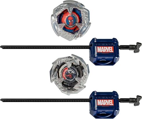 Beyblade X Marvel Collab Spider-Man 3-60F vs. Venom 3-80N Multipack Set, Includes 2 Right-Spin Tops & Launchers, Spinning Toys for Kids 8+, Boys and Girls in Saudi Arabia