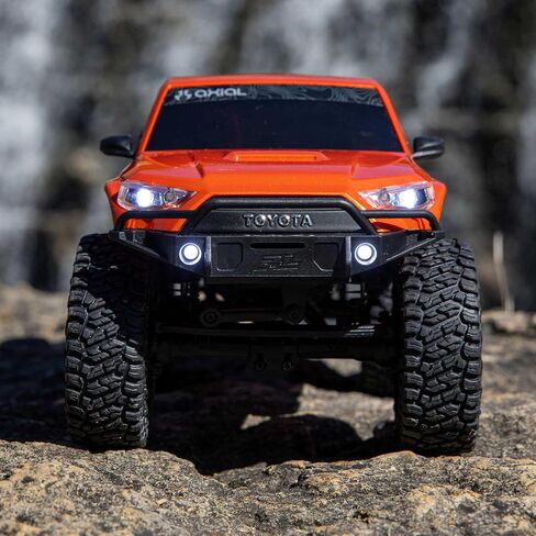 شاحنة RC المحورية 1/24 SCX24 Toyota 4Runner 4x4 RTR زاحف الصخور ، RTR (البطارية والشاحن المشمولة) الرمادي ، AXI-2035T2 in Kuwait
